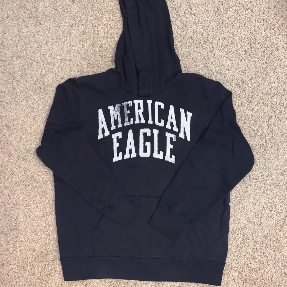 Vintage Fit American Eagle Hoodie, Size: L